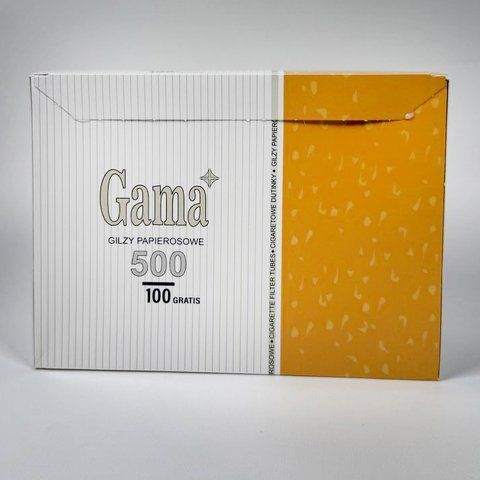 Сигаретні гільзи Gama 500 штук 00001 фото