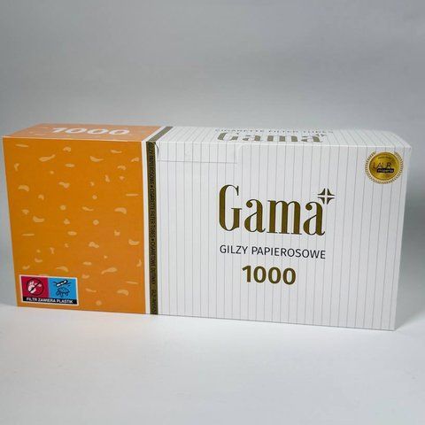 Сигаретних гільз із фільтром для набивання тютюном Gama  1000 штук 00005 фото