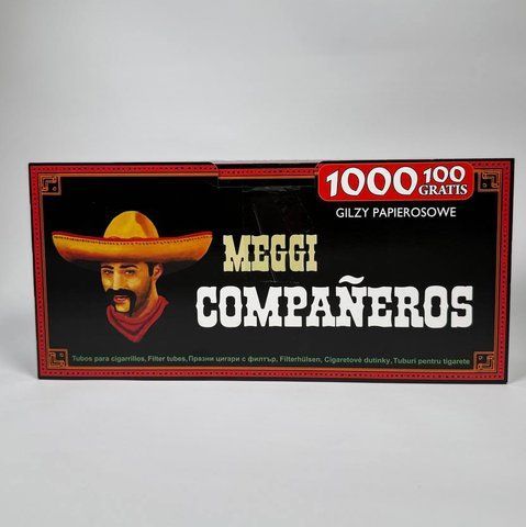Гільзи для набивання сигарет Amigos Companeros 1000 штук 00007 фото