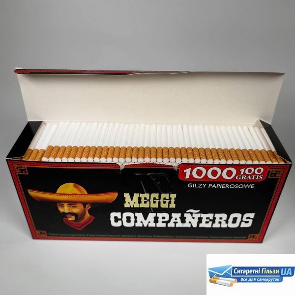 Гильзы для набивки сигарет Amigos Companeros 1000 штук 00007 фото