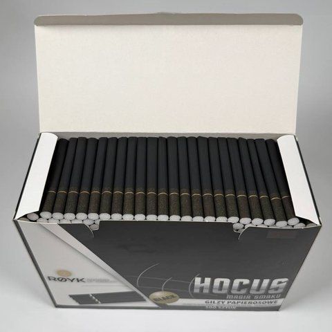 Сигаретні гільзи чорні HOCUS BLACK - 500 штук  00009 фото