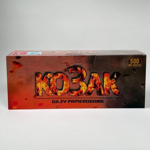 Сигаретні гільзи для самокруток з фільтром Козак 500 штук Польща 00020 фото