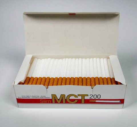 Гильзы для набивки сигарет MCT Slim Brown Filter slim 6.5 мм 00024 фото